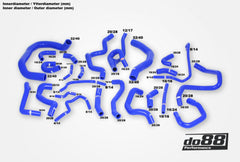 Manguitos del refrigerante – AUDI SEAT SKODA VW 1.8 / 2.0 TSI (MQB) (Do88)