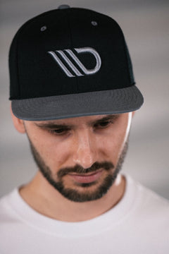 Gorra negra / gris Maxton Design