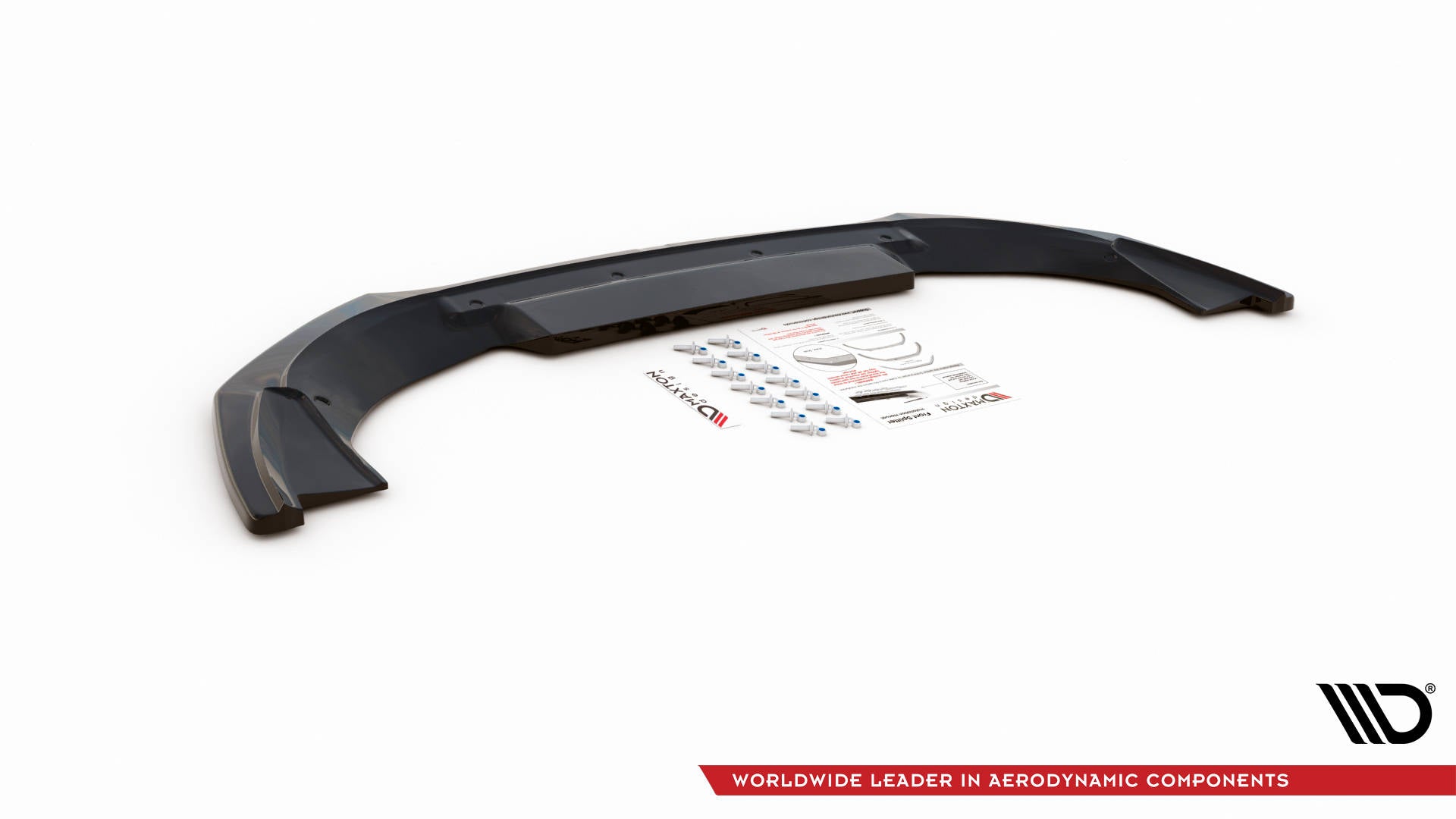 thumbnail image 2 of Maxton Design Gloss Black Spoiler Wing Extension For Fiat 500 Abarth Mk1 FL 2 of 6
