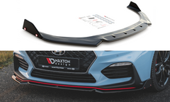 Lip delantero v.6 + flaps hyundai i30 n mk3 hatchback/fastback - Maxton Design