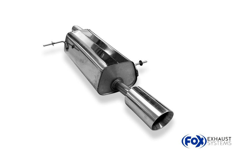 Silenciador trasero JHH para Ford Fiesta MK8 - 1x100 Tipo 25 - Fox
