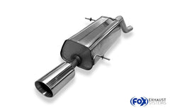 Silenciador trasero JHH para Ford Fiesta MK8 - 1x100 Tipo 25 - Fox