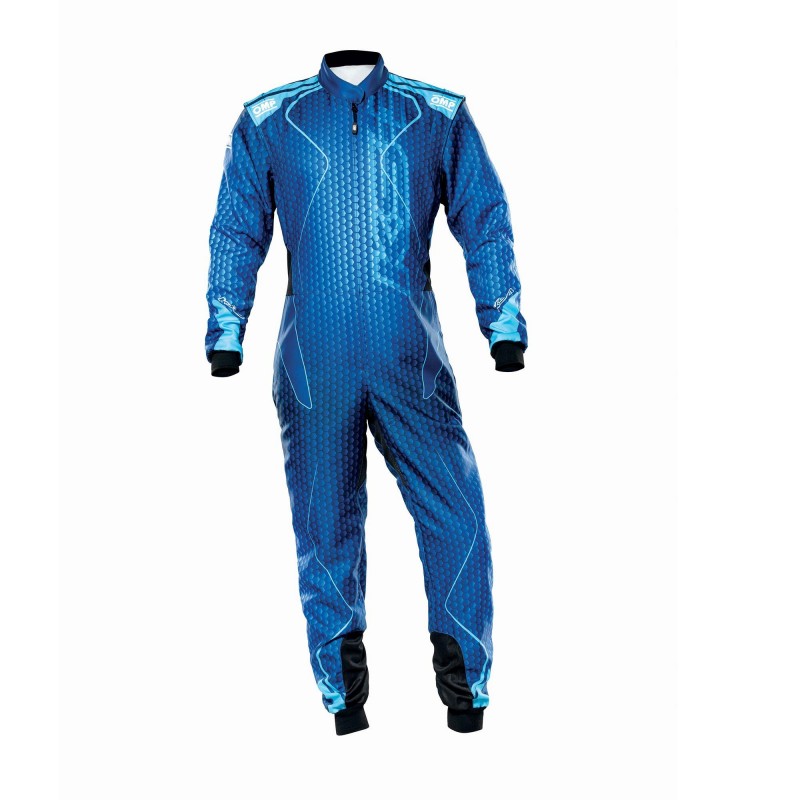 TRAJE DE CARRERAS KS-3R ART KART AZUL MARINO / CIAN