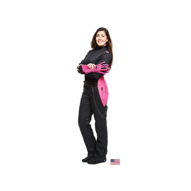 MONO DE CARRERAS SIMPSON RACING VIXEN II PARA MUJER NEGRO/ROSA