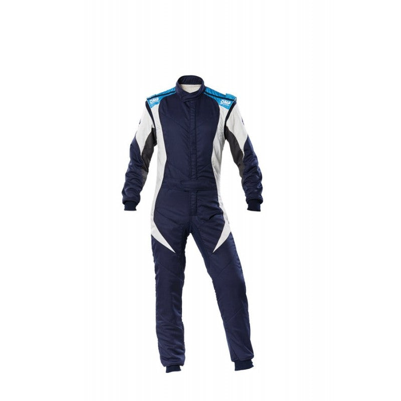 TRAJE DE CARRERAS FIRST EVO FIA 8856-2018 AZUL MARINO / CIAN