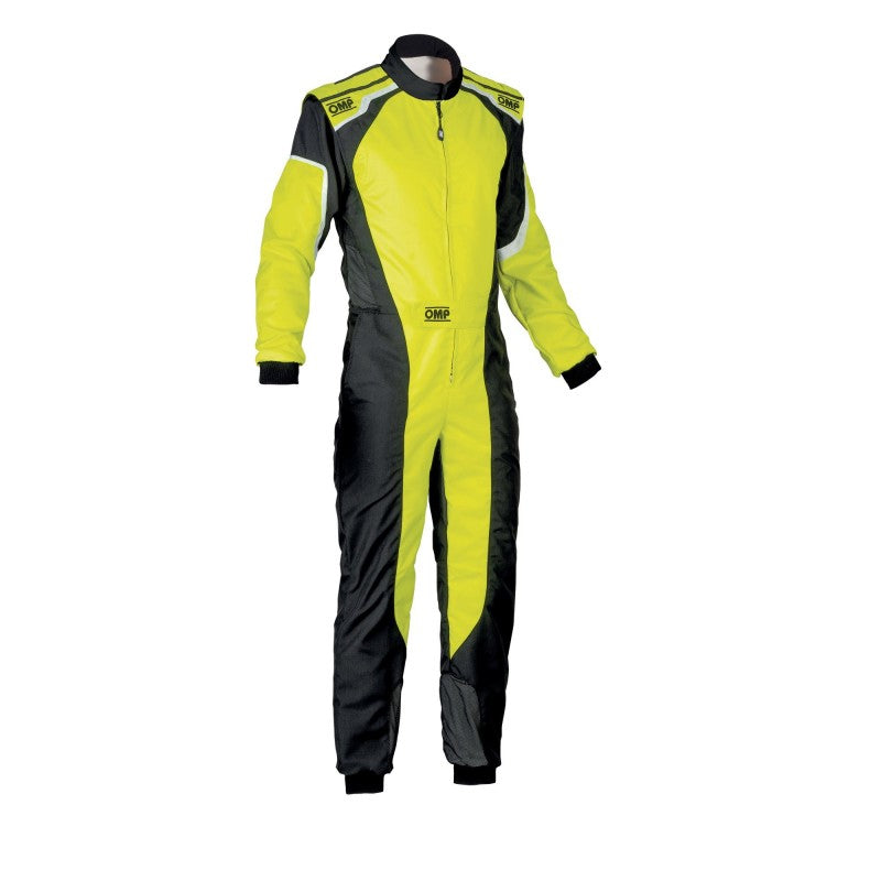 TRAJE DE CARRERAS KS-3 KART (PARA NIÑOS) NEGRO / AMARILLO FLUO