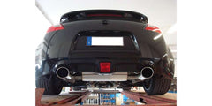 Silencioso final con salidas derecha/izquierda ovaladas CE – Nissan 370Z (Fox Exhaust)
