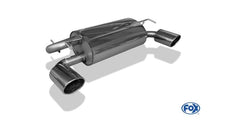 Silencioso final con salidas derecha/izquierda ovaladas CE – Nissan 370Z (Fox Exhaust)