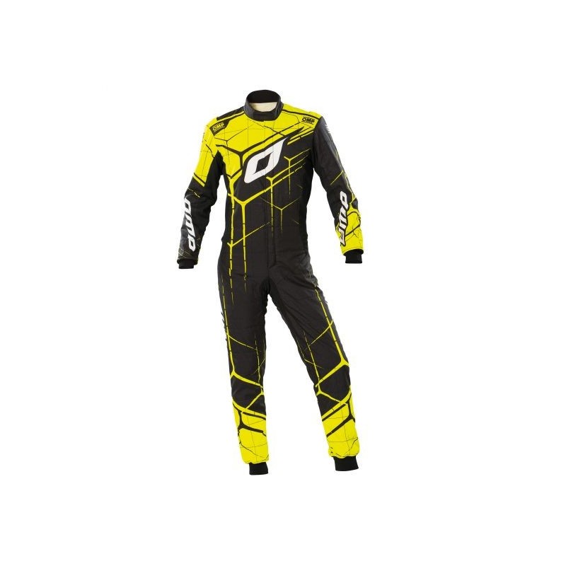 TRAJE CARRERAS ONE ART SUIT MY2020 NEGRO/AMARILLO FIA 8856-2018