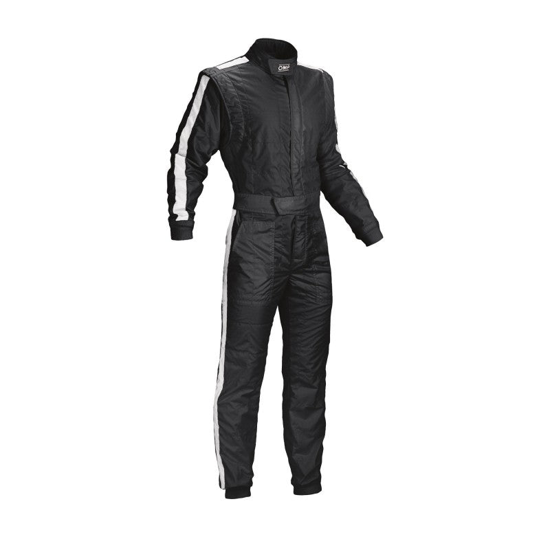 TRAJE DE CARRERAS OMP ONE VINTAGE FIA 8856-2018 NEGRO