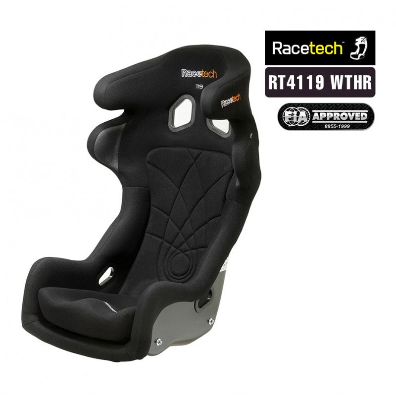 RACETECH SEAT BACKMOUNT FIBERGLASS TALLA WIDE