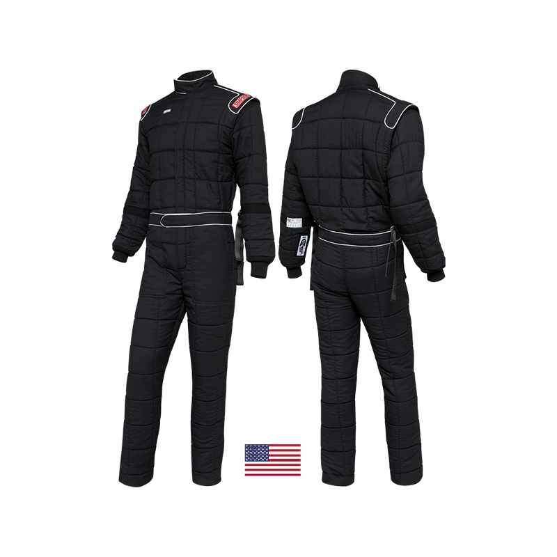 SIMPSON RACING DRAG TRAJE DE CARRERAS DE UNA PIEZA SFI 15 NEGRO