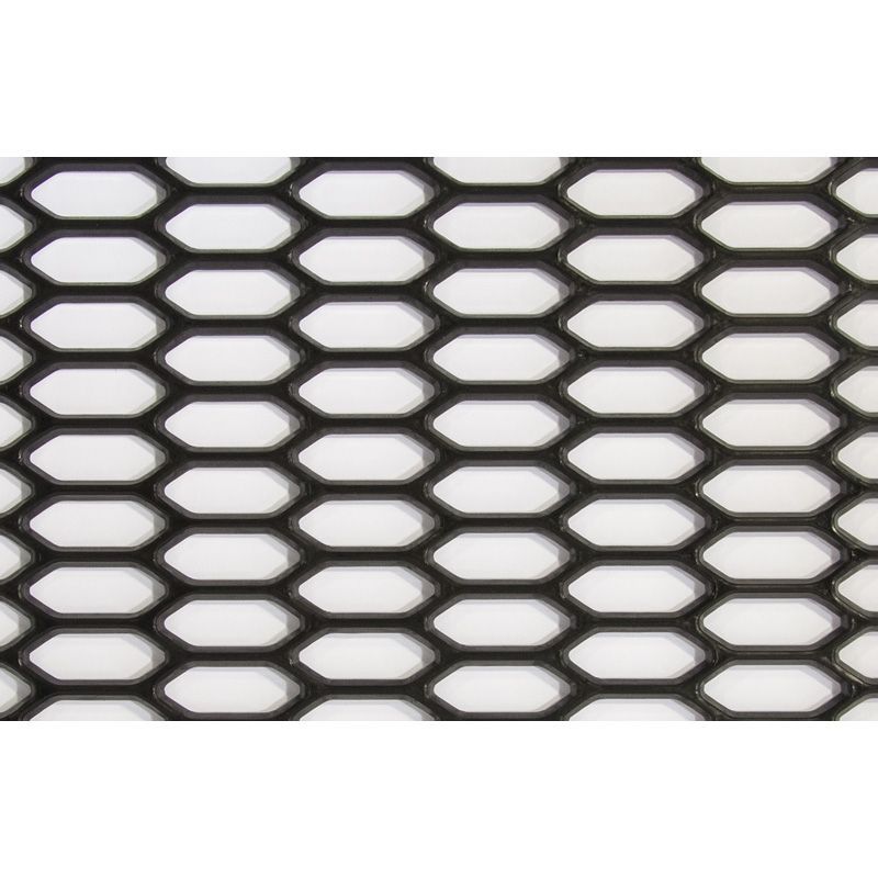 Rejilla Abs black - HEX 30x11mm - 150x30cm