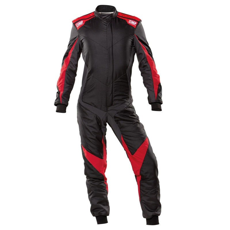 TRAJE CARRERAS ONE EVO NEGRO/ROJO FIA 8856-2018