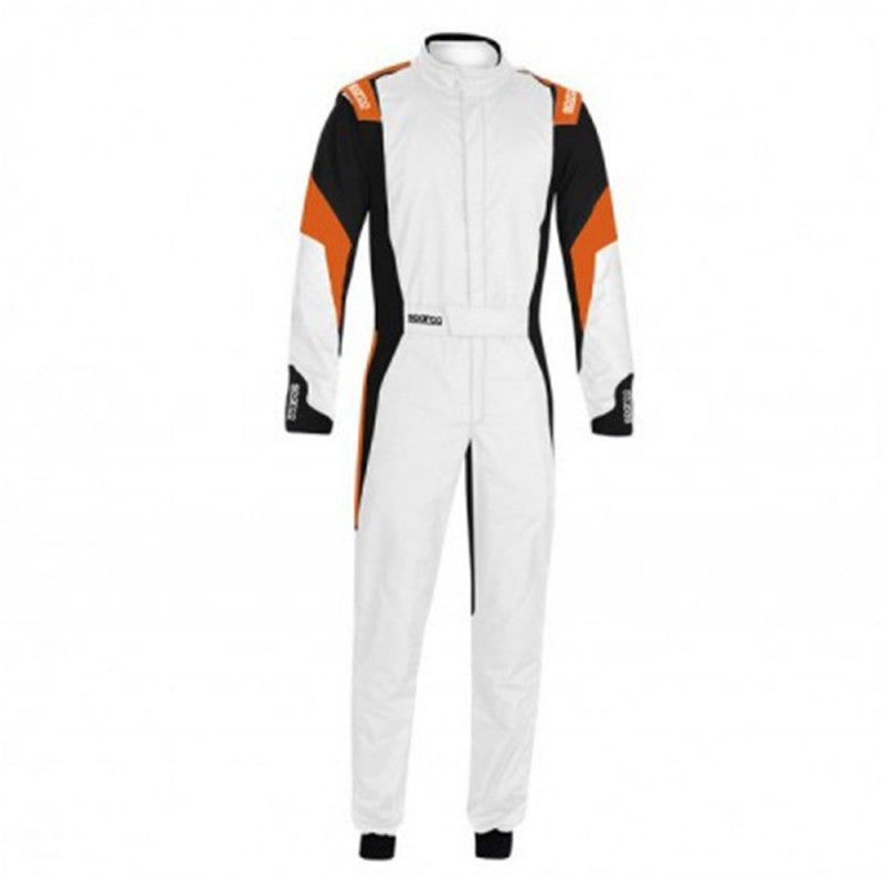 TRAJE DE CARRERAS SPARCO COMPETITION R567 TALLA 48 BLANCO/NARANJA