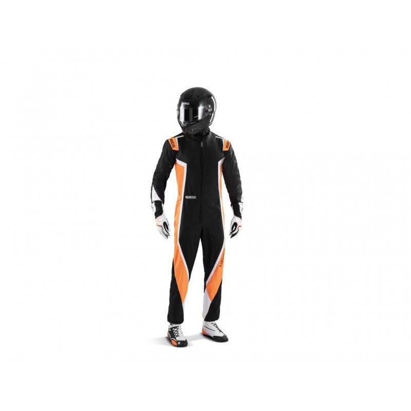 TRAJE K44 KERB NEGRO/NARANJA/BLANCO