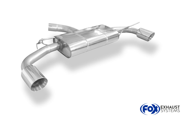 Salida del silenciador trasero derecho/izquierdo para VW Golf 8 GTD - 2x100 tipo 1 - Fox