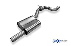 VW Golf VII R - 4-Motion Front silencer 