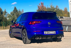Colas de escape derecho/izquierdo para VW Golf 8 R - 2x100 tipo 25 derecho/izquierdo - Fox