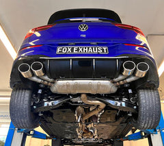 Colas de escape derecho/izquierdo para VW Golf VIII R - 2x115x85 tipo 32 derecho - Fox
