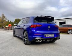 Sistema de escape traseero VW Golf 8 R de OPF - 2x100 tipo 25 derecha/izquierda - Fox