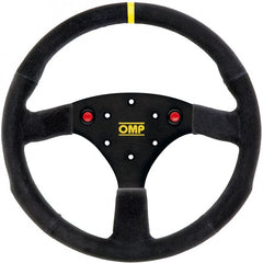 VOLANTE OMP 320MM GAMUZA NEGRO