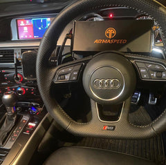 Audi R8 / RS3 / RS4 / RS5 / TTRS Carbono Forjado Rueda Palancas de cambio - Armaspeed