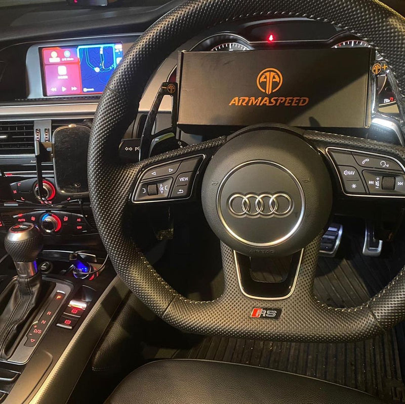Audi R8 / RS3 / RS4 / RS5 / TTRS Carbono Forjado Rueda Palancas de cambio - Armaspeed