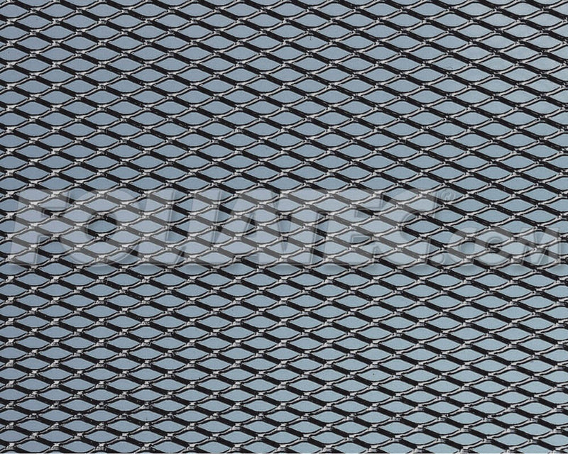 Rejilla aluminio en 2 piezas 2x60 - Negras - Foliatec