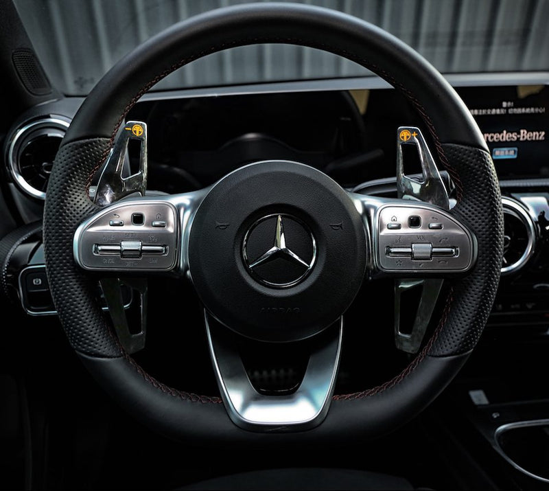 Levas de cambio de volante de carbono forjado Mercedes-Benz AMG-Line - Armaespeed