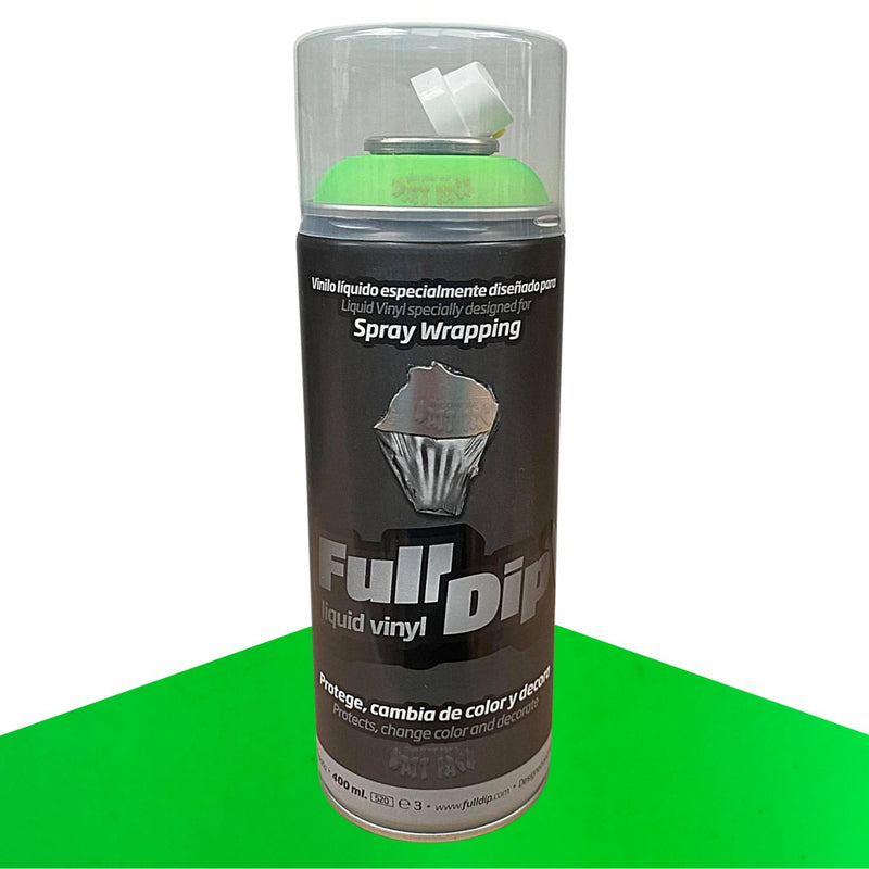 Bote de spray Full Dip 400ml - verde fluor
