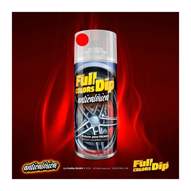 Bote de spray Full Dip - Full Colors - Anticalórico Rojo - 400ML