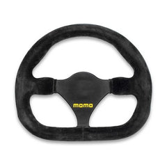 VOLANTE MOMO F1 MOD.27 290 NEGRO SUEDE 290MM