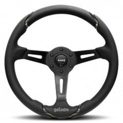 VOLANTE MOMO GOTHAM 350 MM PIEL NEGRA